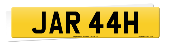 Registration number JAR 44H